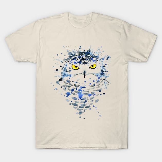 Watercolor Owl T-Shirt by Dompom